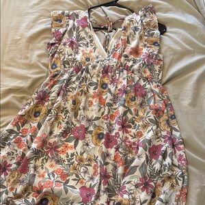 Altar'd State Floral Dress - Multicolor